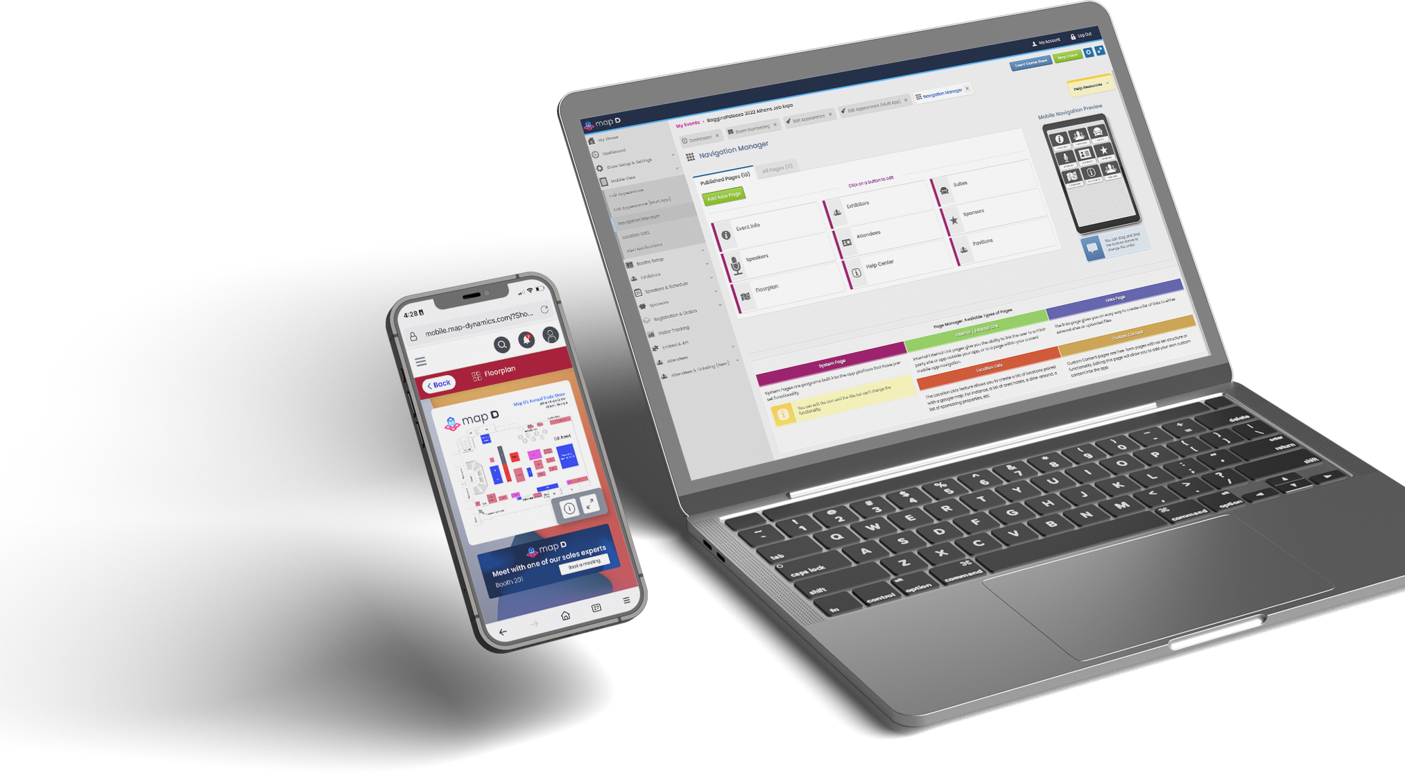 Sponsor coordination and management interface
